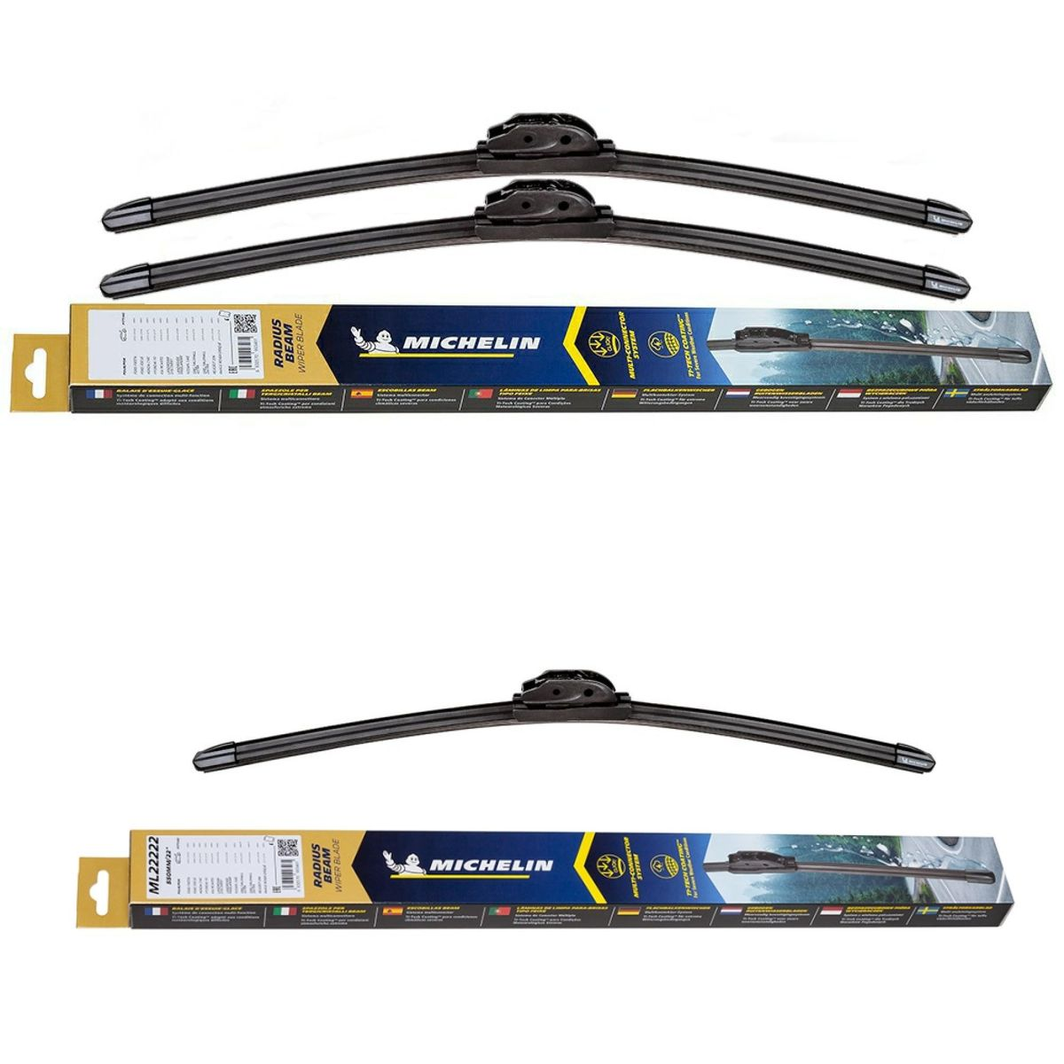 Michelin Radius Retrofit Beam - Triple Pack | Wiper Blades