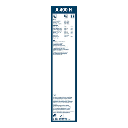A400H Bosch Rear Screen Wiper A