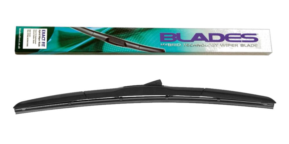 A1 Pacific Hybrid Bracketless Windshield Wiper Blades - J-Hook, 24 Inch (Pair) - OEM Quality