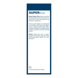 Wiper Blade Box label with description