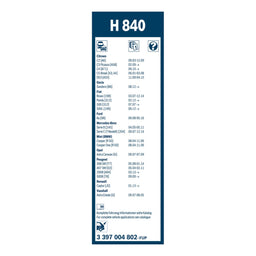Bosch Rear Screen Wiper H