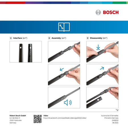A251H Bosch Rear Screen Wiper A