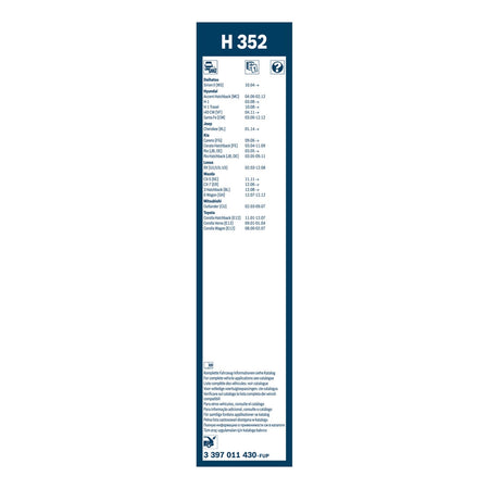 Bosch Rear Screen Wiper H