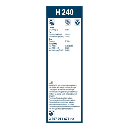 Bosch Rear Screen Wiper H