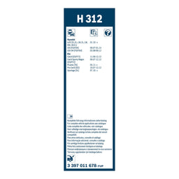 Bosch Rear Screen Wiper H