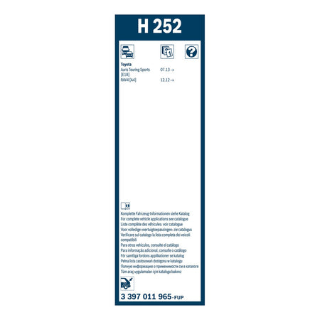 H252 Bosch Rear Screen Wiper H
