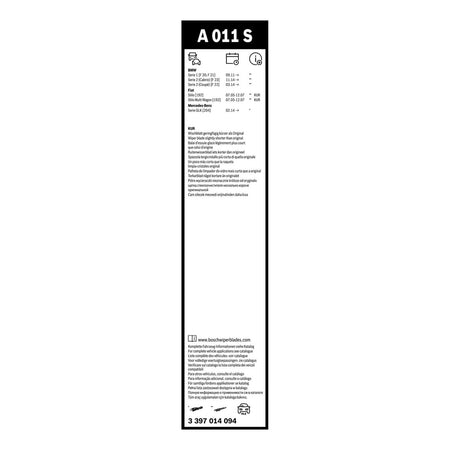 A011S Bosch Aerotwin Twin Pack