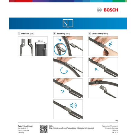 Bosch Aero Aerotwin Windscreen Wiper Blades Alfa Romeo 147 05 4882 P Bosch Aero Aerotwin Windscreen Wiper Blades Alfa Romeo 147 05 4882 P