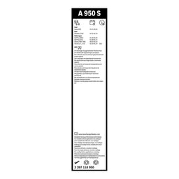 A950S Bosch Aerotwin Twin Pack