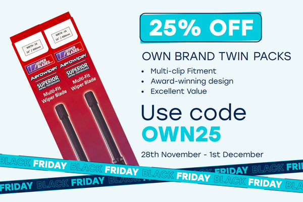 25% off Aerowiper Twin Packs