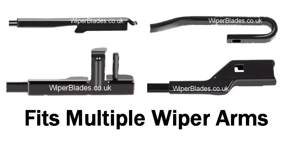 Wiper Arm Blade Kit 47778552 47405956 For Case TR270 TR310 TR320 TR340 TV380 Compact Track Loaders