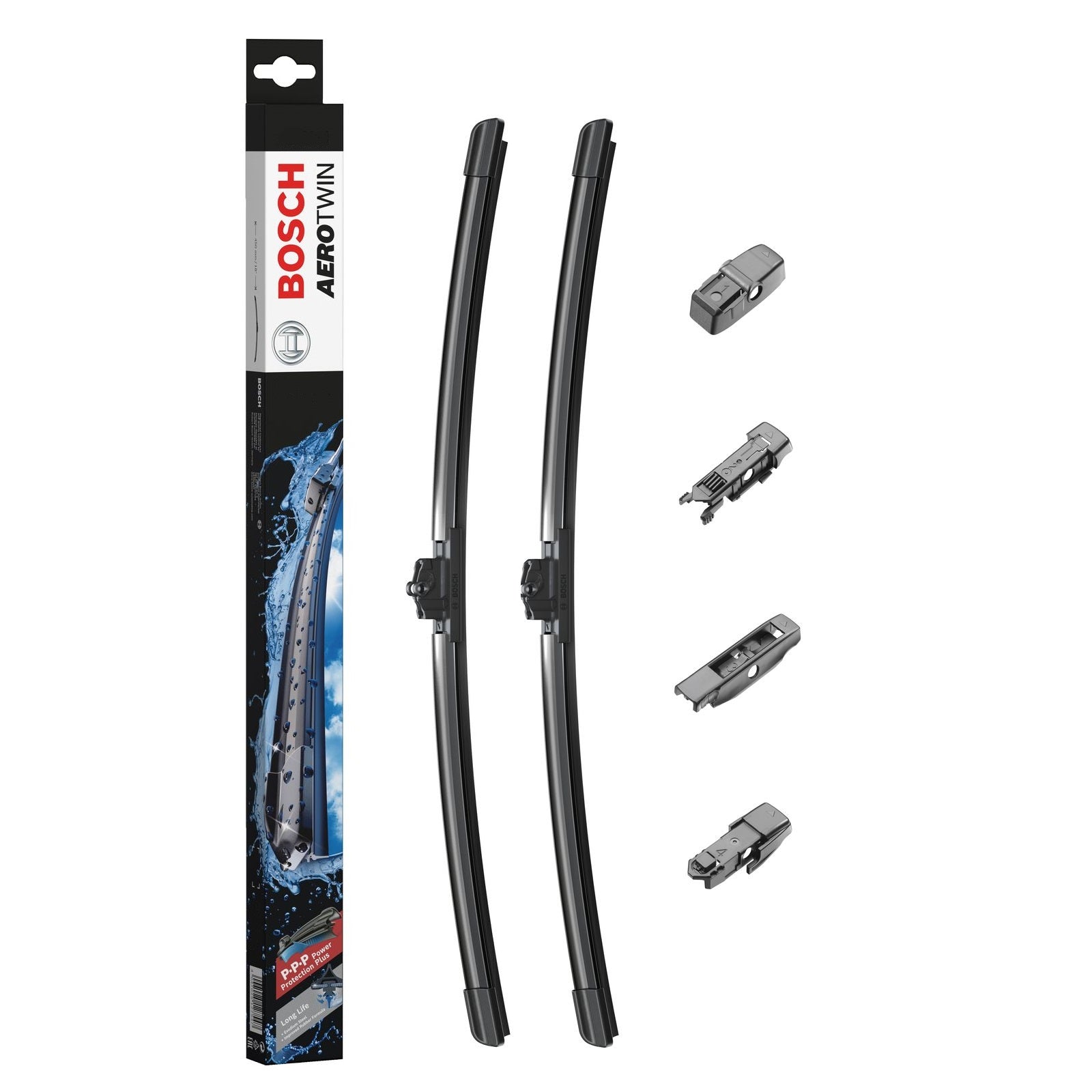 Front Windscreen Wiper Blades For Saab 9-3 2007-2012 – Pair, Direct Fit