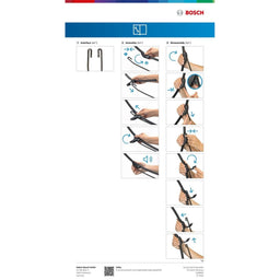 Bosch Envision Wiper Blade Set - 24" & 19" Front Pair For Easy Installation Bosch Clear Advantage Wiper Blades - Foto 9