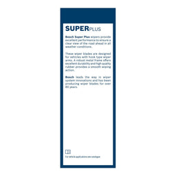 Wiper Blade Box label with description