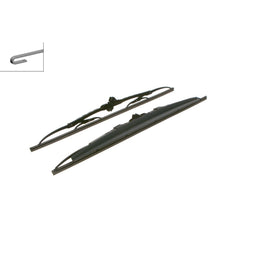 Wiper Blades with fitment inset