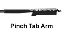 New Pinch Tab Fit Wiper Arm